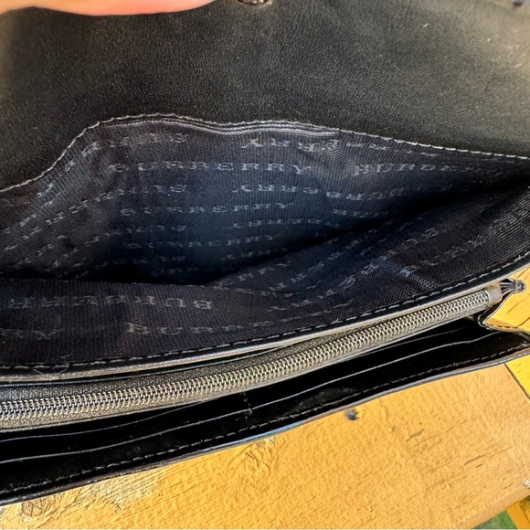 Burberry Black Novacheck Canvas and Patent Leather Penrose Continental Wallet - Picture 11 of 15